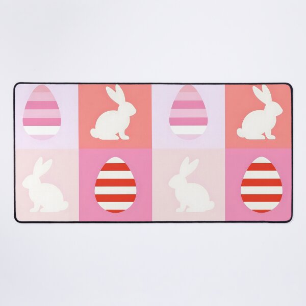 Item preview, Cute Bunny and Egg Pattern Throw Pillow Design designed and sold by FestivityFinds.