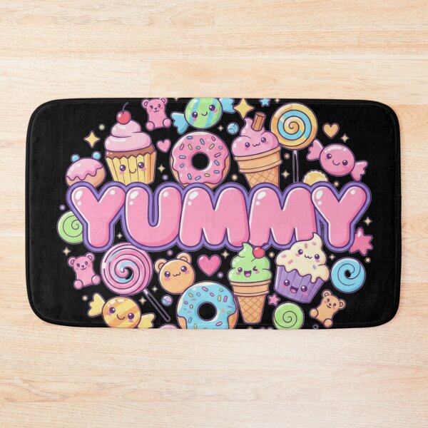 Item preview, Yummy World: Kawaii print of sweets and treats designed and sold by EsenciaZen.