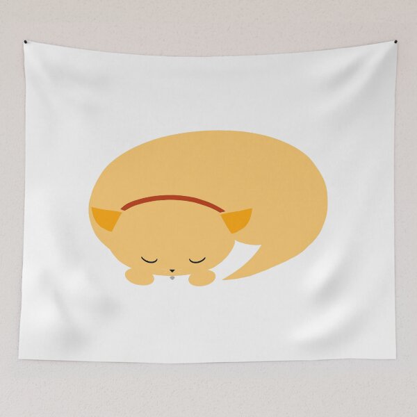 Item preview, orange sleepy cat designed and sold by noasobi.