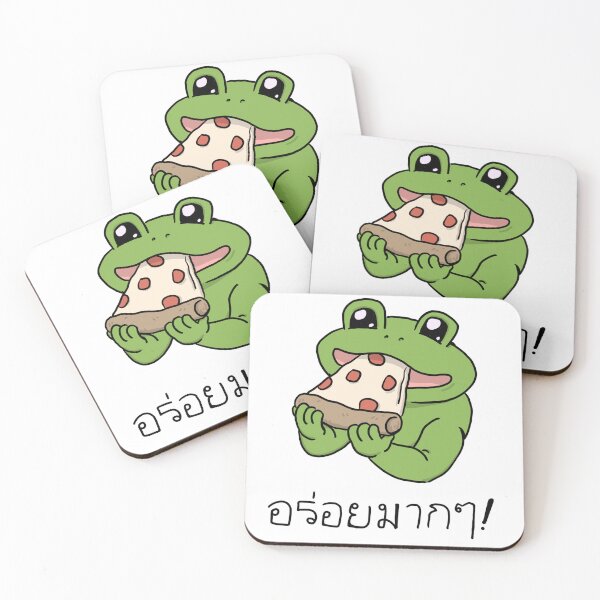 Item preview, Frog Loves Pizza designed and sold by Social Comics.