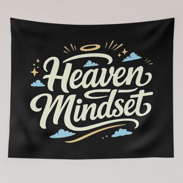 Item preview, Heaven Mindset - Christ-Centered Faith designed and sold by Verse & Vibes.
