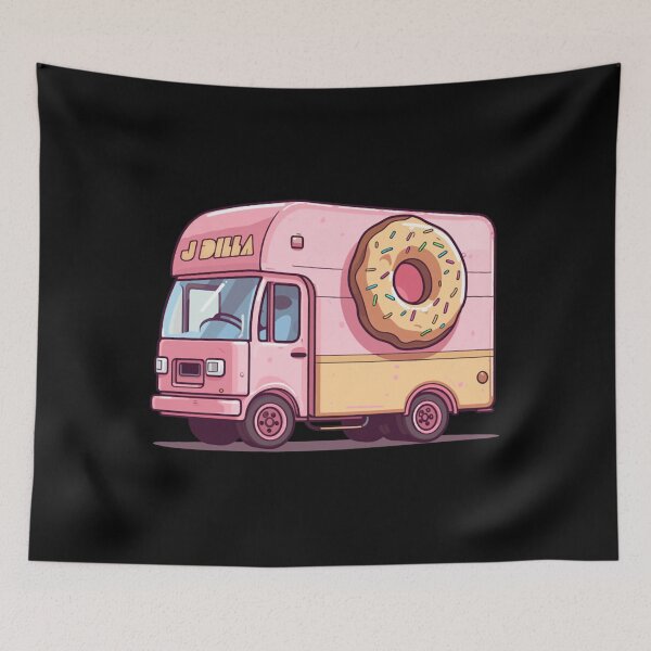 Item preview, J Dilla Donuts Van T-Shirt designed and sold by sarahbennetth.