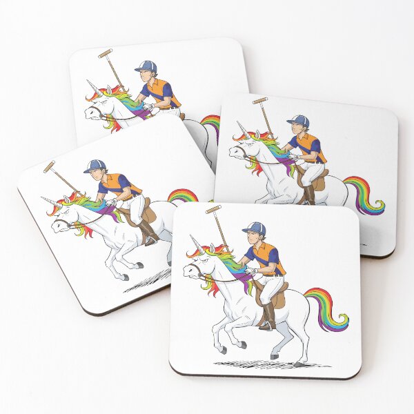 Item preview, UNICORN POLO designed and sold by begraphics.