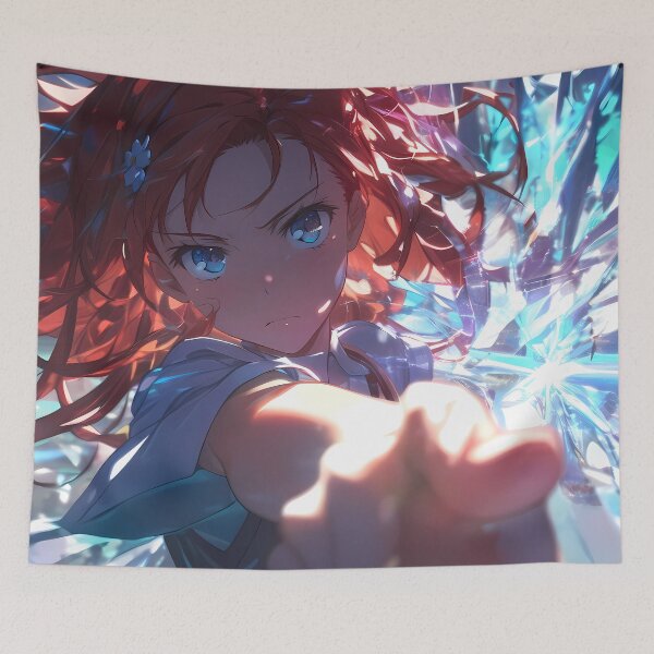 Item preview, Misaka Mikoto A Certain Scientific Railgun Lightning Esper Action Portrait designed and sold by Tokyonomad.