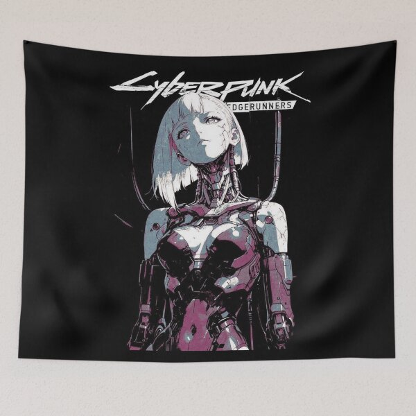 Item preview, Cyberpunk Cyborg Girl designed and sold by ShurikenStar.