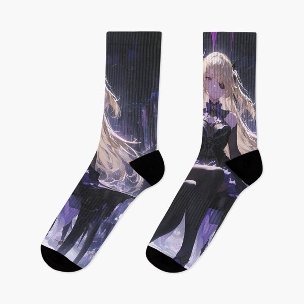 Item preview, Fischl Genshin Impact Midnight Gothic Princess In Purple Stormlight designed and sold by Tokyonomad.