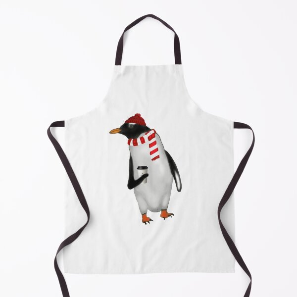 Item preview, Cute Penguin with Coffee designed and sold by ArtAndBliss.