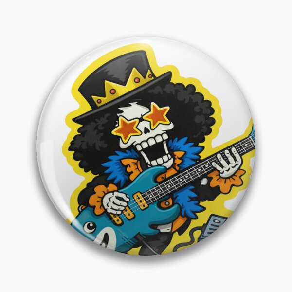 Item preview, Brook rocking with shark guitar sticker designed and sold by Koikts.