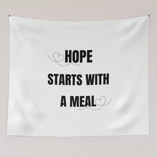 Item preview, Hope Starts With a Meal | Fight Hunger Awareness | Food Pantry Support | Community Kindness designed and sold by HEARTempowers.