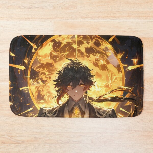 Item preview, Zhongli Genshin Impact Geo Archon Golden Aura designed and sold by Tokyonomad.