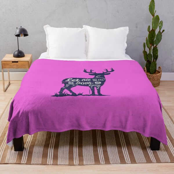 Item preview, Let All That You Do Be Done In Love Deer designed and sold by BongoGraph.