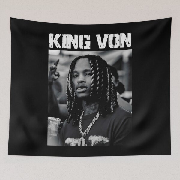 Item preview, King Von Hip Hop T-Shirt designed and sold by openshoop.