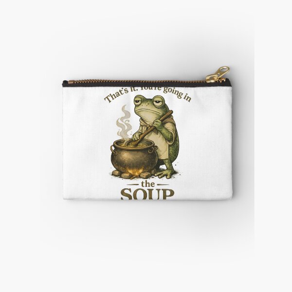Item preview, That's It You're Going in the Soup Frog – Funny Weirdcore Frog Meme Graphic designed and sold by Teetreasure2.