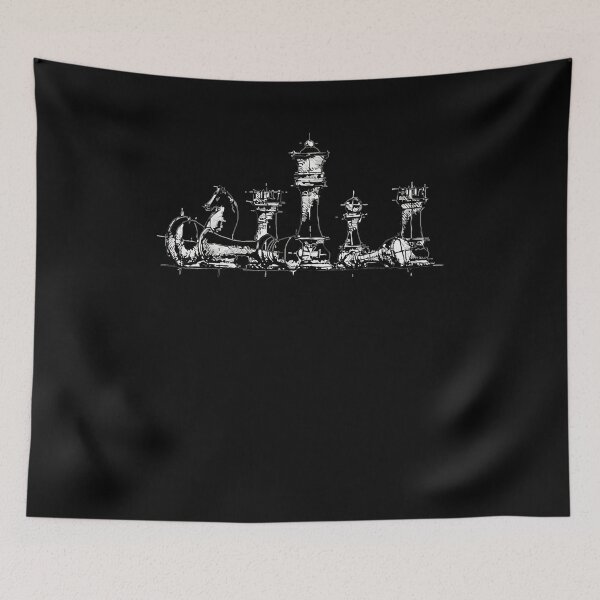 Item preview, Vintage Chess Player Retro Design Chess Pieces designed and sold by Boutkimaewab.