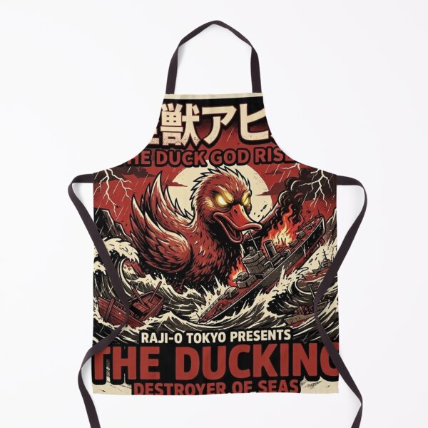 Item preview, The Quacken Giant Duck Monster Funny Kaiju Parody T-Shirt designed and sold by Stickersdevelop.