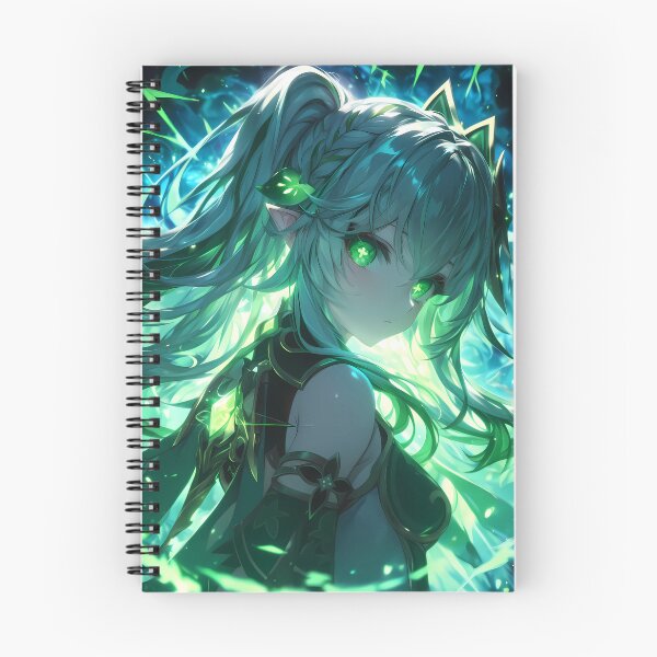 Item preview, Nahida Genshin Impact Green Glow Mystic Forest Aura designed and sold by Tokyonomad.