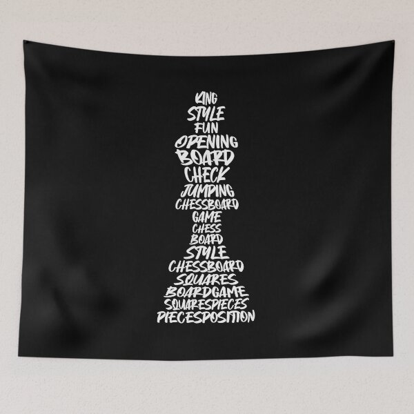 Item preview, Chess Player Pieces Typography Kids Men Women Chess designed and sold by Boutkimaewab.