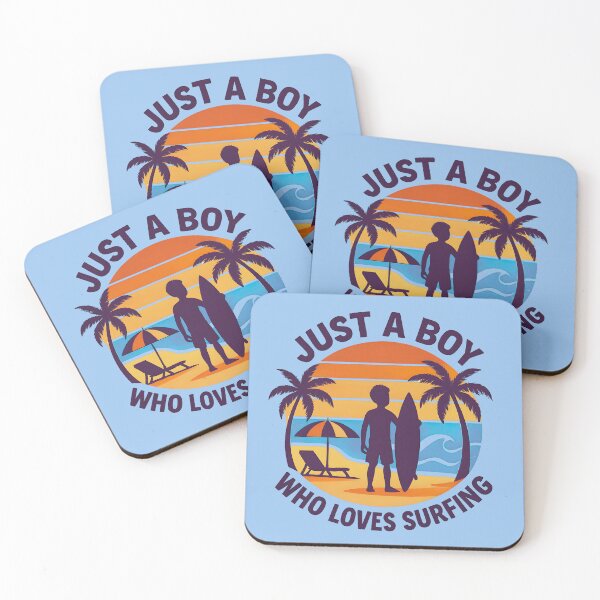 Item preview, Just a Boy Who Loves Surfing designed and sold by Valascanza.
