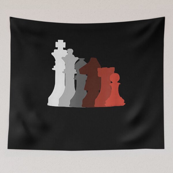 Item preview, Cool Chess Pieces in Gaming Colors Chess Players designed and sold by Boutkimaewab.