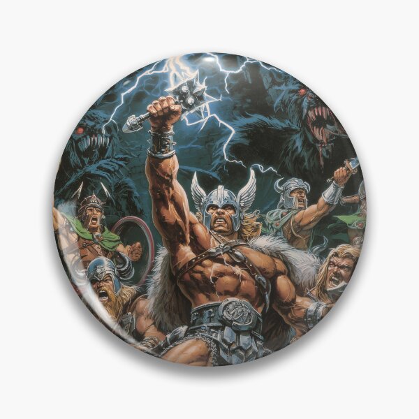 Item preview, Thunder of the North: Viking Warriors vs Shadow Beasts designed and sold by MythichMash.