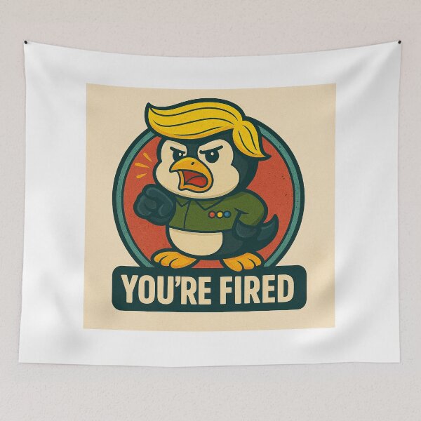 Item preview, You’re Fired! with General Penguin designed and sold by Penguin-Arts.