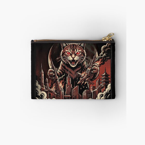 Item preview, Pawzilla Giant Kaiju Cat Destroying City Funny Monster T-Shirt designed and sold by Stickersdevelop.
