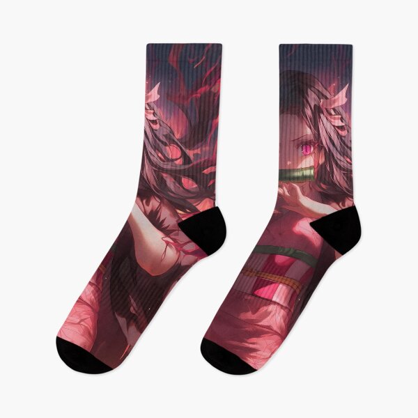 Item preview, Nezuko Kamado Demon Slayer Crimson Night Fire Aura designed and sold by Tokyonomad.