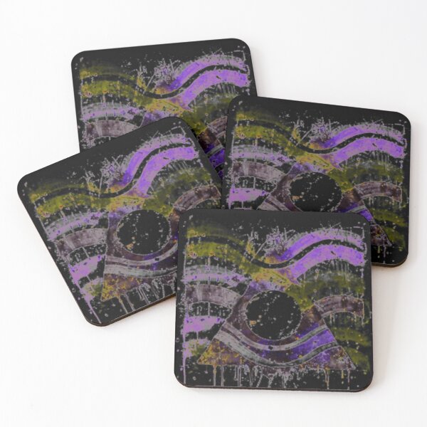 Item preview, all seeing flow black light 1.1 colorful geometric abstract design designed and sold by SmashingDeals.