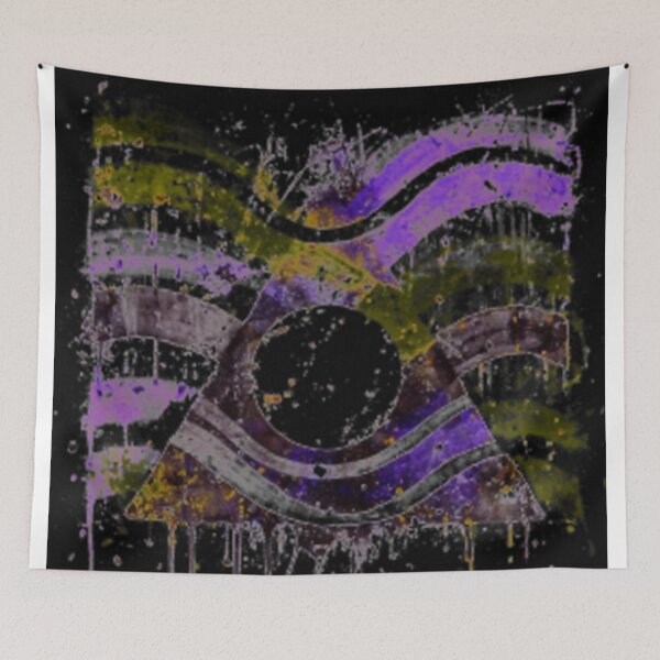 Item preview, all seeing flow black light 1.1 colorful geometric abstract design designed and sold by SmashingDeals.
