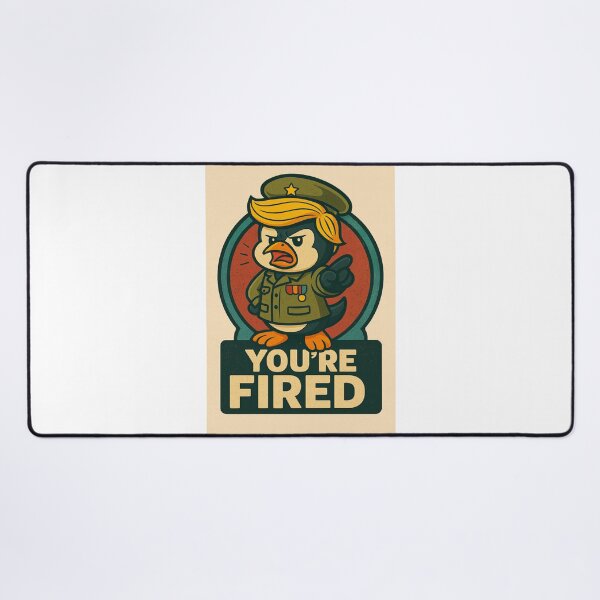 Item preview, You’re Fired! with Commander Penguin designed and sold by Penguin-Arts.