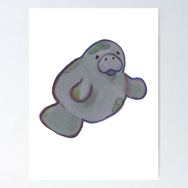 Item preview, mossy manatee designed and sold by sapphire-scraps.