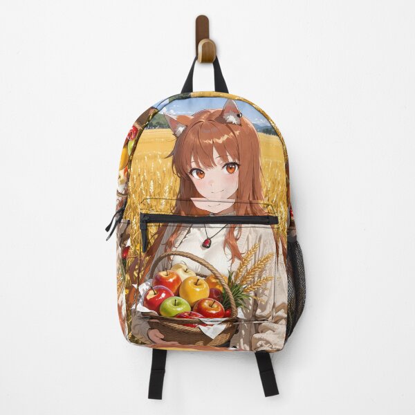 Item preview, Holo Spice And Wolf Cozy Wheat Field Apple Basket designed and sold by Tokyonomad.