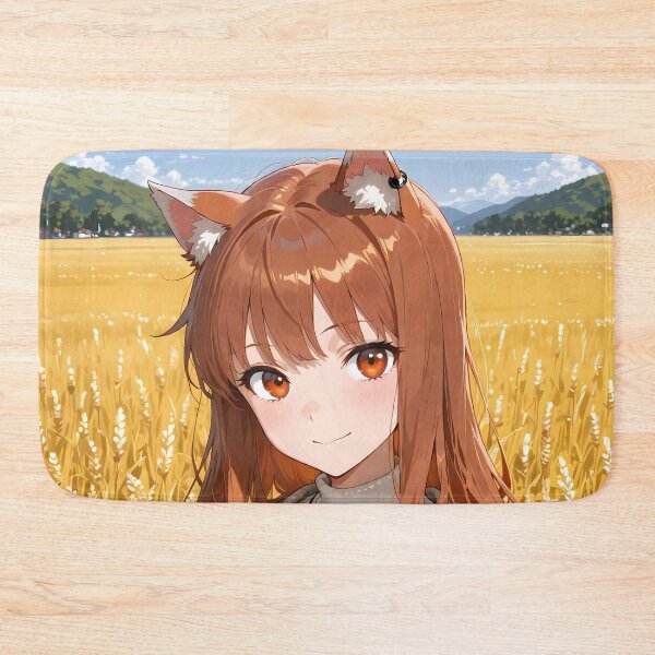 Item preview, Holo Spice And Wolf Cozy Wheat Field Apple Basket designed and sold by Tokyonomad.