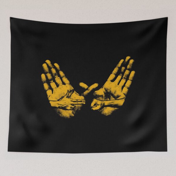 Item preview, Wu-Tang x Run The Jewels Hands Vintage Hip Hop Tee T-Shirt designed and sold by Kurkor.