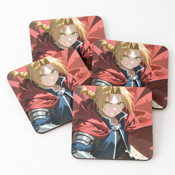 Item preview, Edward Elric Fullmetal Alchemist Anime Action Red Cloak Power designed and sold by Tokyonomad.