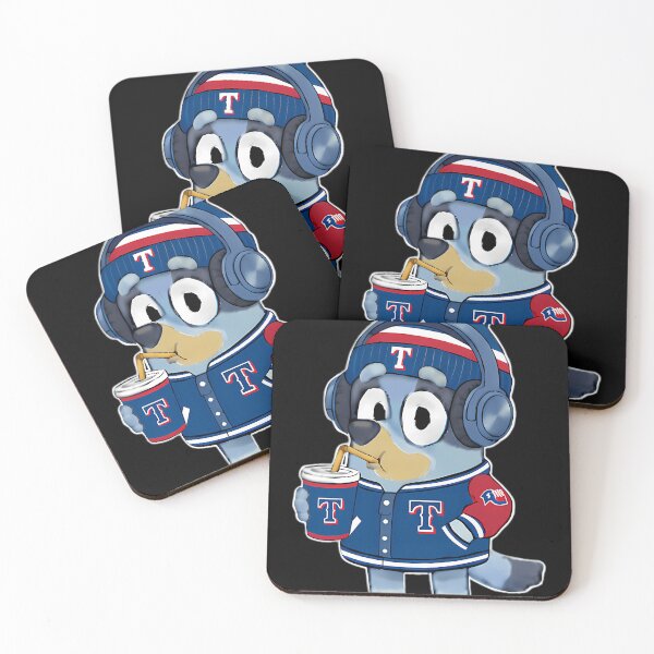 Item preview,  Blueys Texas Rangers Baseball designed and sold by anime1917.