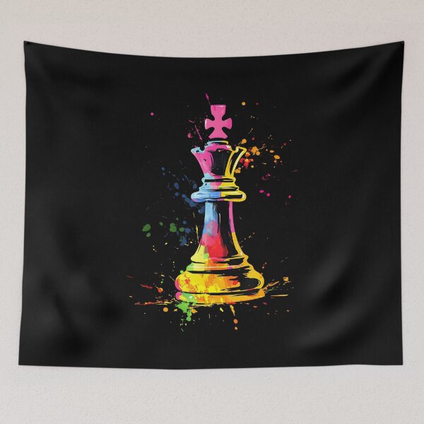 Item preview, Colorful Chess Piece Chess Player designed and sold by Boutkimaewab.