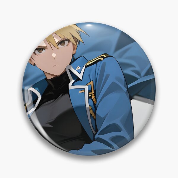Item preview, Riza Hawkeye Fullmetal Alchemist Anime Military Uniform Blue Confident Waifu designed and sold by Tokyonomad.