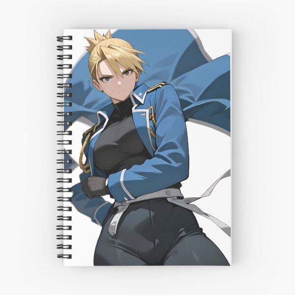 Item preview, Riza Hawkeye Fullmetal Alchemist Anime Military Uniform Blue Confident Waifu designed and sold by Tokyonomad.