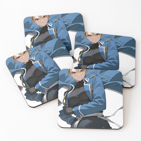 Item preview, Riza Hawkeye Fullmetal Alchemist Anime Military Uniform Blue Confident Waifu designed and sold by Tokyonomad.