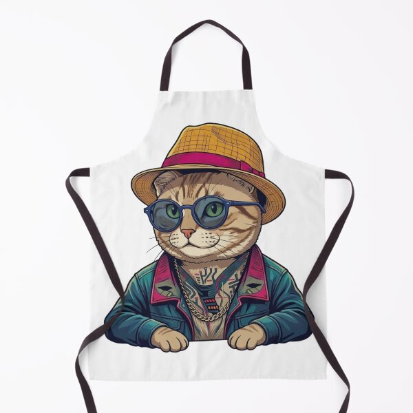 Item preview, Retro-Futurist Cat Pop Art designed and sold by CodeDragon Designs.