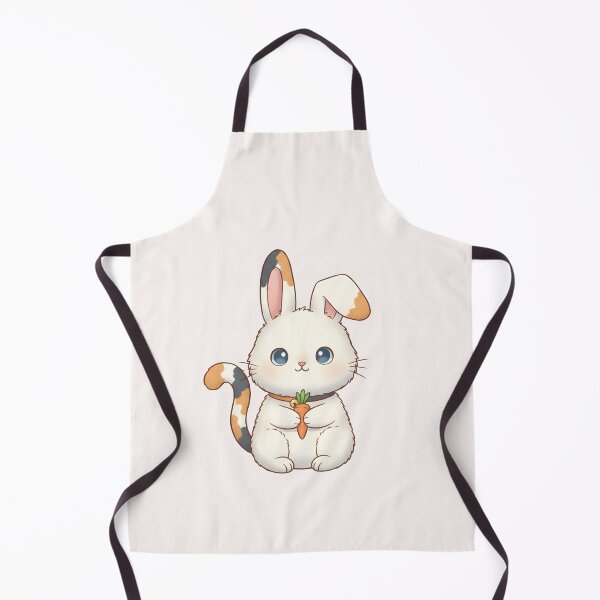 Item preview, Cute Bunny Cat Holding Carrot designed and sold by naragon4289.