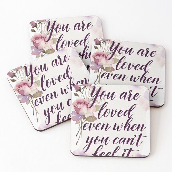 Item preview, You Are Loved Watercolor Roses designed and sold by CoquetteLunaCo.