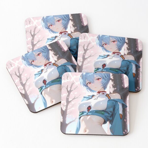 Item preview, Rei Ayanami Neon Genesis Evangelion Anime Girl Waifu Sakura Spring designed and sold by Tokyonomad.