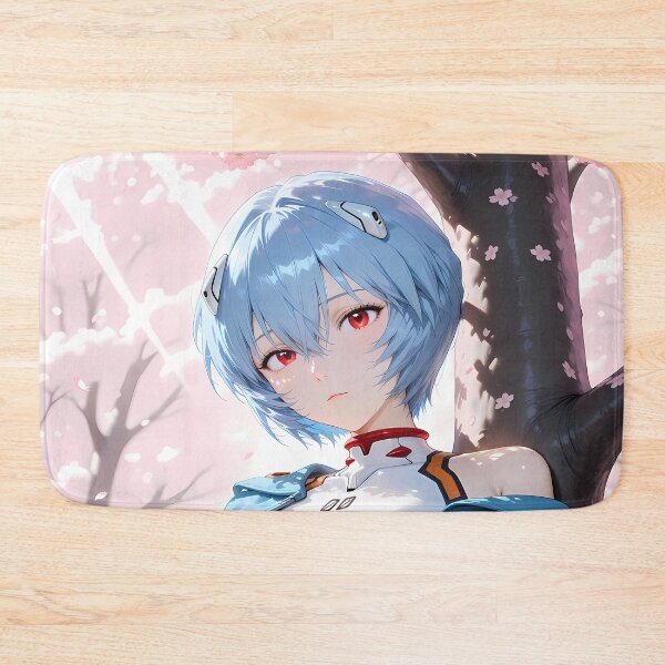 Item preview, Rei Ayanami Neon Genesis Evangelion Anime Girl Waifu Sakura Spring designed and sold by Tokyonomad.