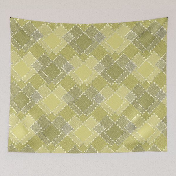 Item preview, Textured patchwork patchwork multicolored patches  strokes designed and sold by fuzzyfox.