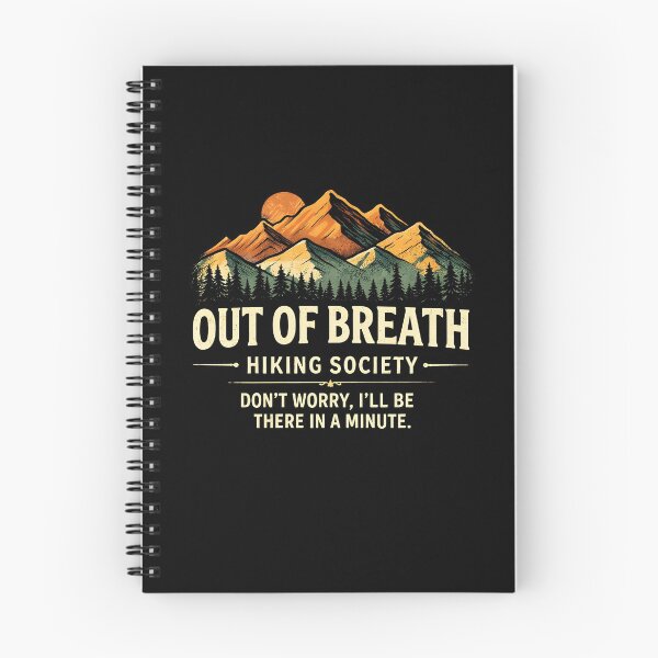 Item preview, Out of Breath Hiking Society designed and sold by JODYSMORGAN.