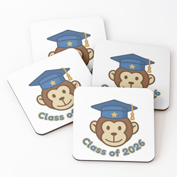 Item preview, Class of 2026 Graduation Monkey – Cute Graduate Cartoon Gift designed and sold by MyMonkeyMerch.