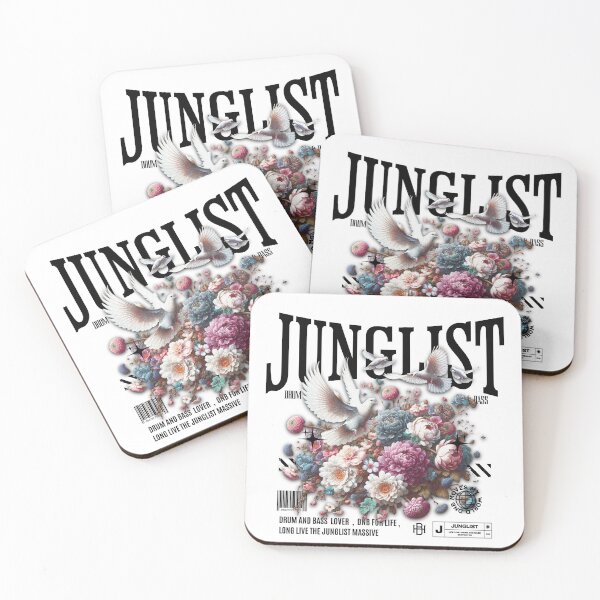 Item preview, JUNGLIST  - Dnb Birds Of Feather (Black)  designed and sold by Discothreadz.