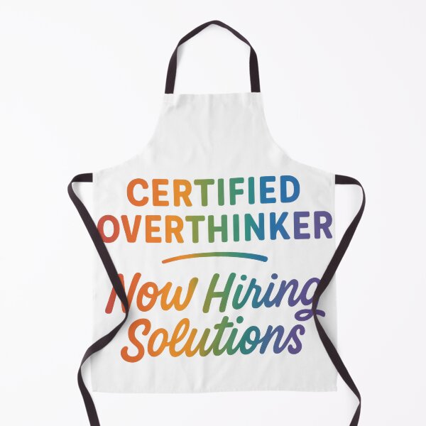 Item preview, Certified Overthinker: Humor Meets Mental Wellness designed and sold by Mindful56.